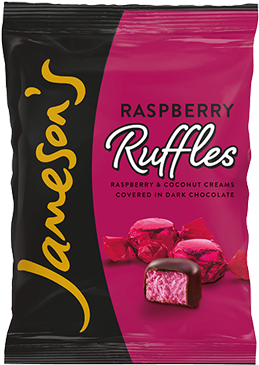 Jameson's Raspberry Ruffles - Jameson's Peppermint Ruffles (480x415), Png Download