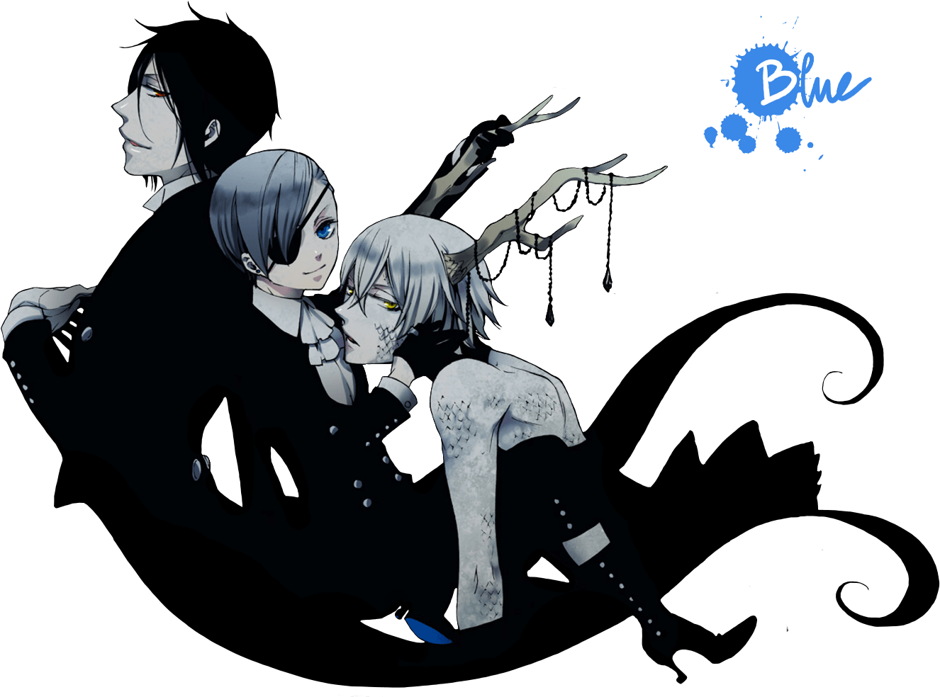 Kuroshitsuji - Black Butler Character Png (1375x1008), Png Download