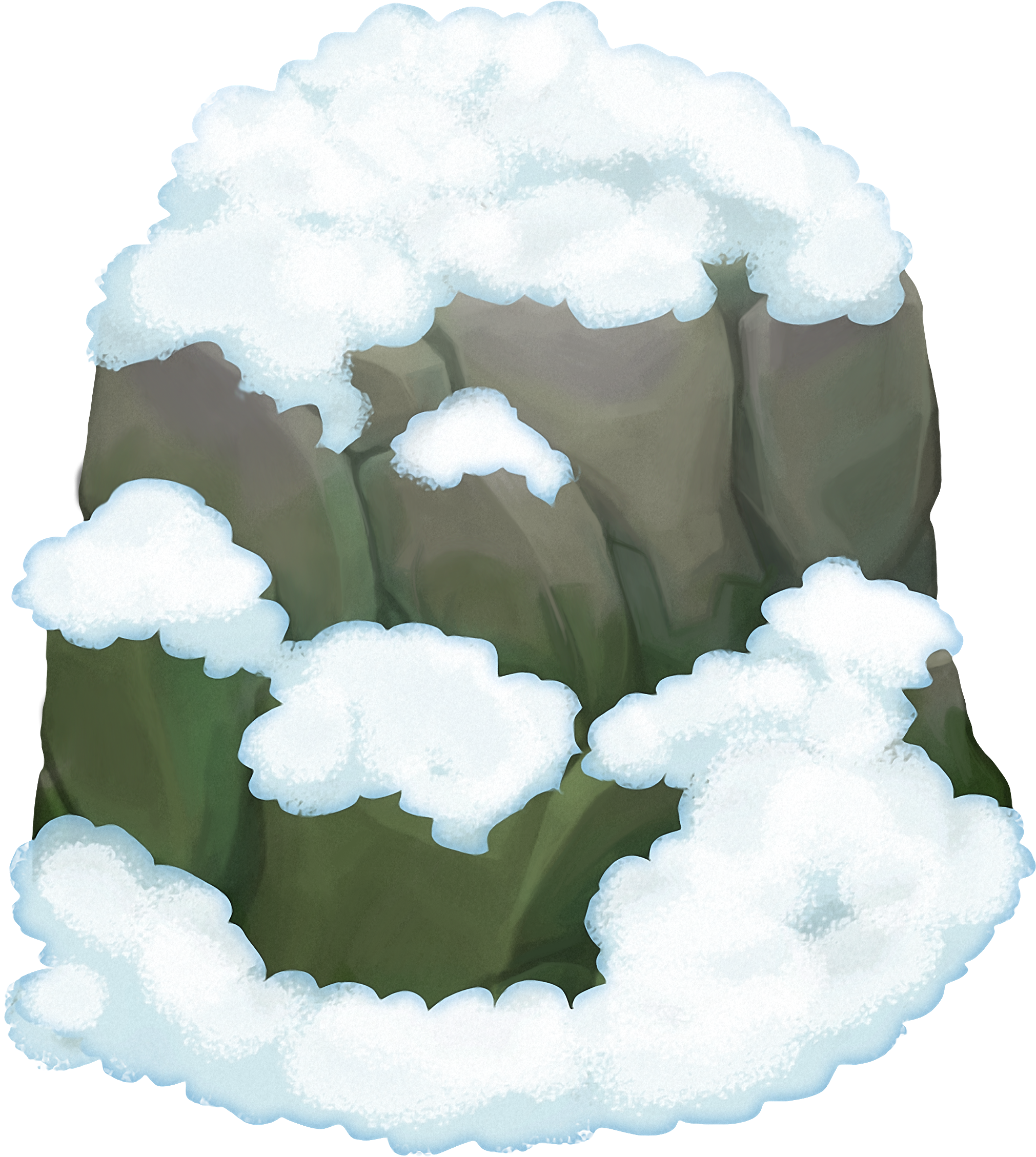 Cold Island Big Rock - Cold Island (2083x2312), Png Download