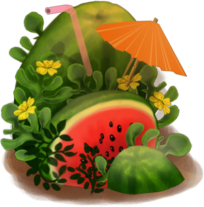 Earth Island Big Rock Summer - Summer My Singing Monsters (416x456), Png Download