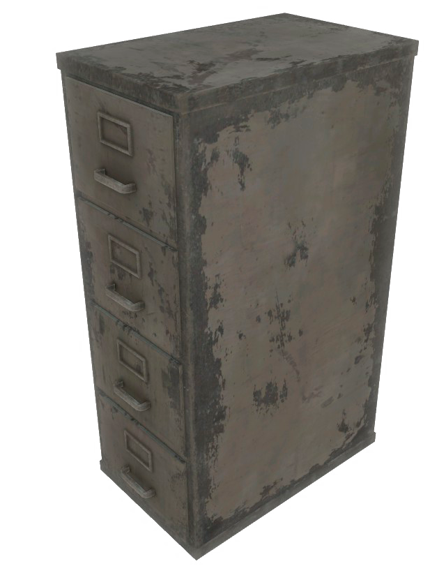 Fo4 File Cabinet - Cupboard (660x834), Png Download