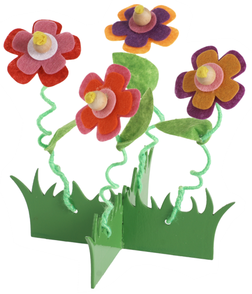 Diy Plate Divider "flower Meadow\ - Betzold Teller-nestchen Blumenwiese (515x600), Png Download