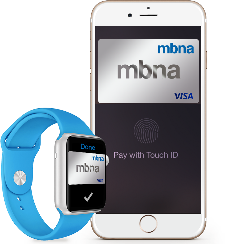 Mbna Apple Pay Iphone Iwatch - Apple Watch (746x790), Png Download