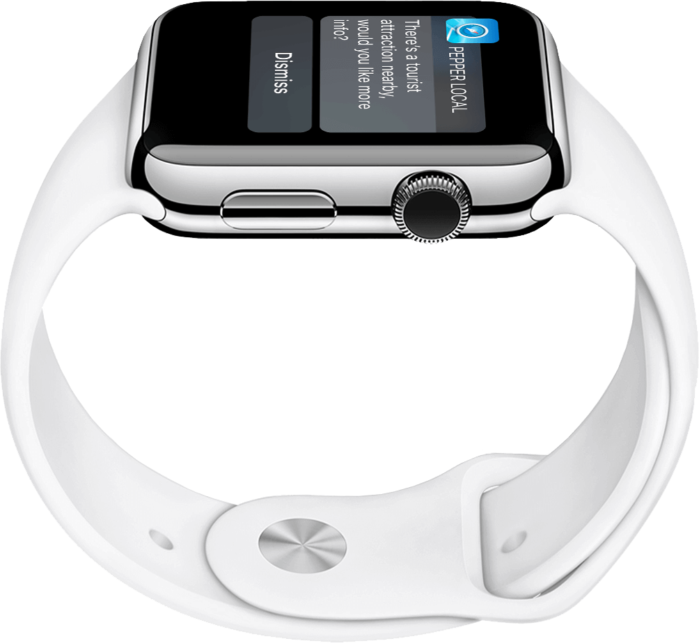 Iwatch-white - Smart Watch Apple Product (1004x924), Png Download