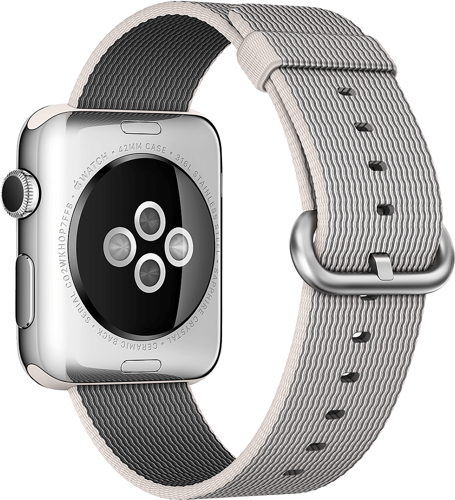 This Product Is No Longer Available Apple Watch 42mm - Apple Watch 2 Stainless Steel White (1200x1200), Png Download