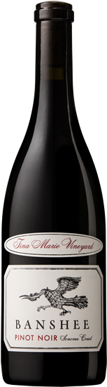 2016 Banshee Tina Marie Pinot Noir, Sonoma Coast - Banshee Marine Layer Pinot Noir 2014 Red Wine From (245x560), Png Download