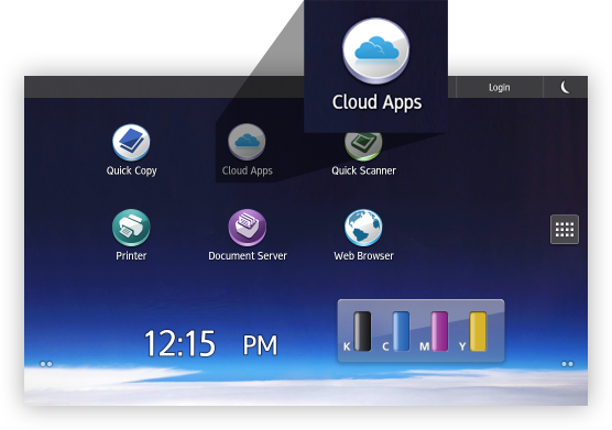 Smart Panel Example - Ricoh Cloud Apps (556x391), Png Download