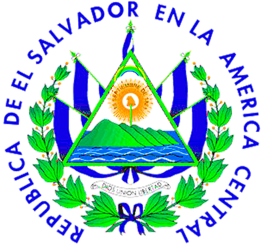 De El Salvador - La Bandera Y El Escudo De El Salvador (600x590), Png Download