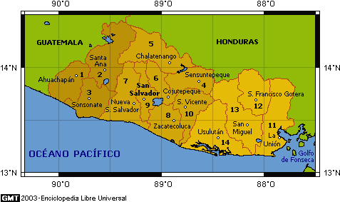 El Territorio Salvadoreño Está Dividido En - Tres Zonas De El Salvador (490x287), Png Download