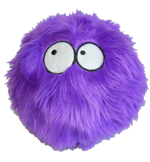 Furballz Toys - Godog Furballz Dog Toy - Purple - Small (600x600), Png Download