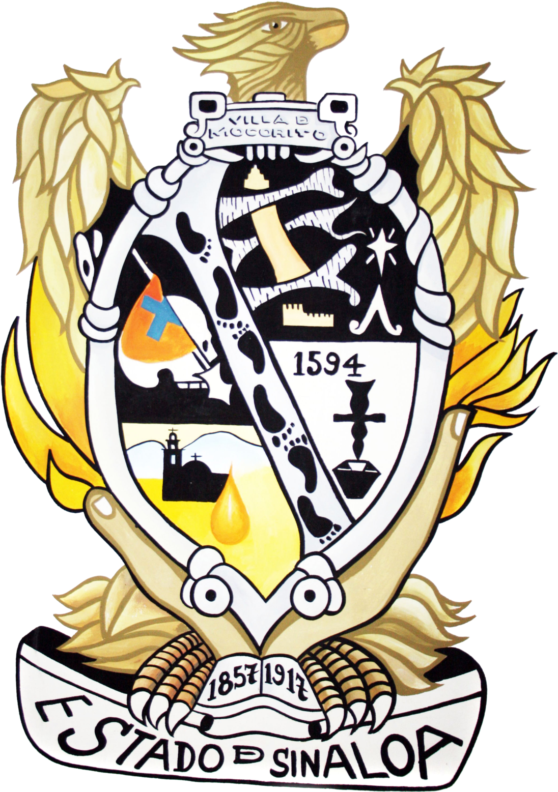 Escudo De Los Municipios De Sinaloa (1200x1606), Png Download