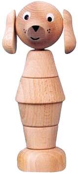 Wooden Toy Png Photos - Wooden Dog Toy Png (470x400), Png Download