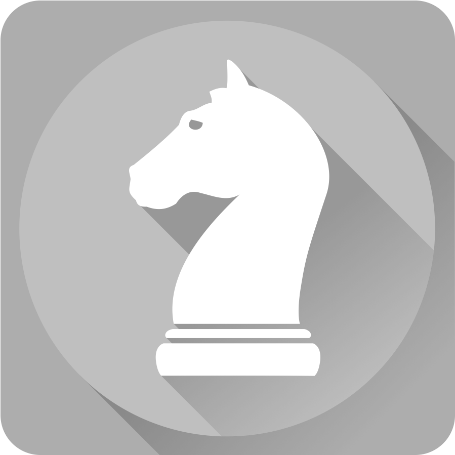 Chess Icon - White Chess Horse Png (1024x1024), Png Download