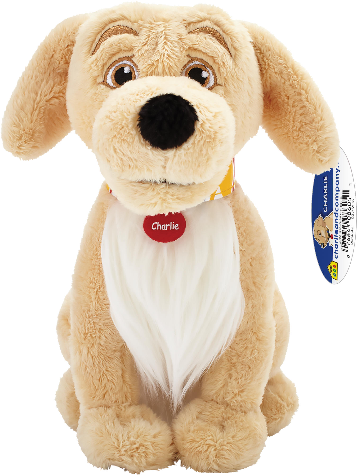 Charlie The Golden Retriever - School Zone Charlie & Company Charlie Plush (2048x2048), Png Download