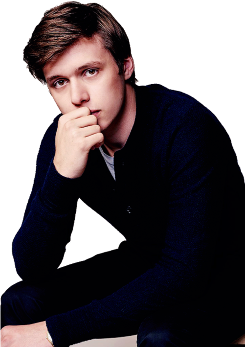 Nick Robinson And Boy Image - Nick Robinson Png (500x749), Png Download