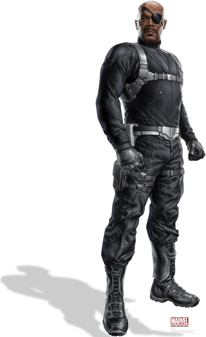 Nick Fury Png High-quality Image - Avengers Alliance 2 Nick Fury (721x1108), Png Download