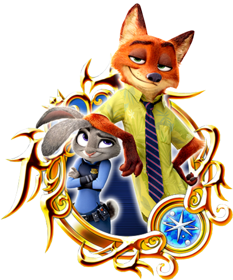 Judy & Nick - Kingdom Hearts Sora Medal (508x585), Png Download