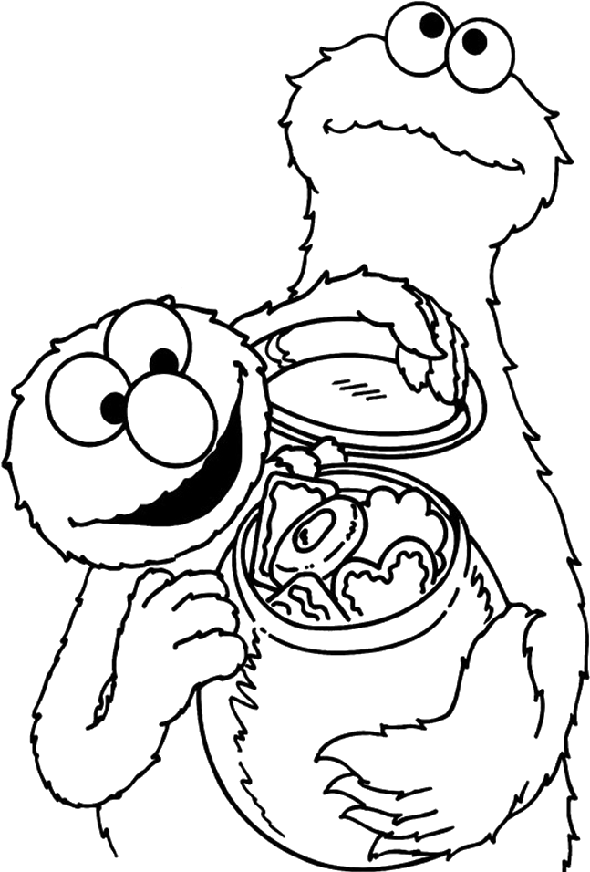 Elmo And Friends See Rainbow Coloring Pages - Coloring Book (744x968), Png Download