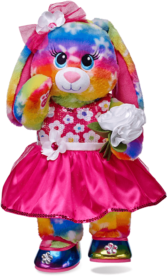 Wonderful Clip Art Bear Brown Png Clipart Best Web - Build A Bear Rainbow Bunny (578x950), Png Download