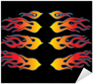 Flame Decals (400x400), Png Download