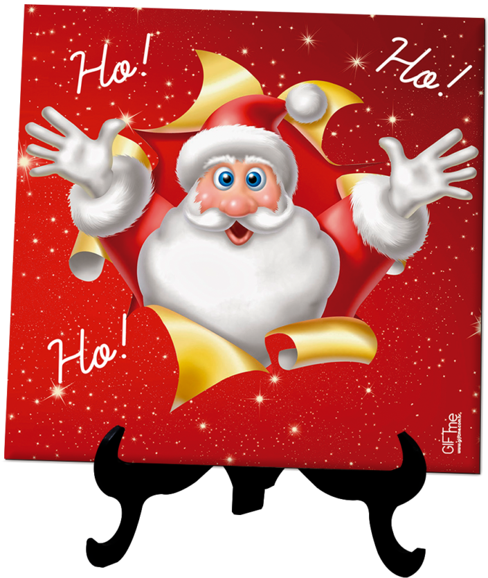 Azulejo Personalizado Papai Noel - Frohe Weihnachten Vom Menzies Clan Karte (1268x1024), Png Download