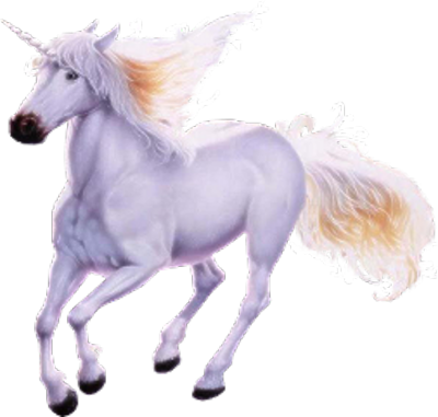 Unicorn Psd - Licorne (400x381), Png Download