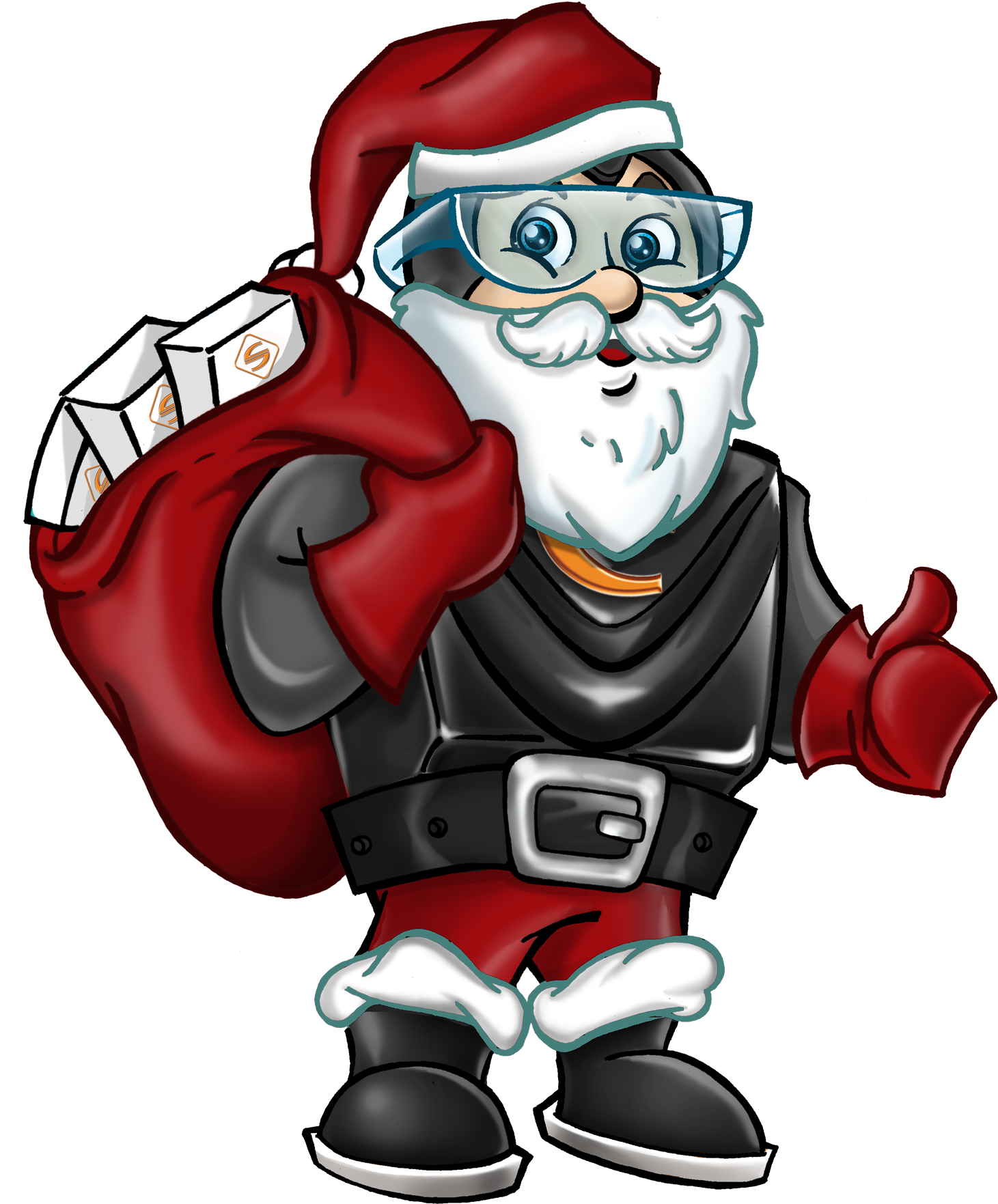 Png - Papai Noel Sem Fundo (1500x1863), Png Download