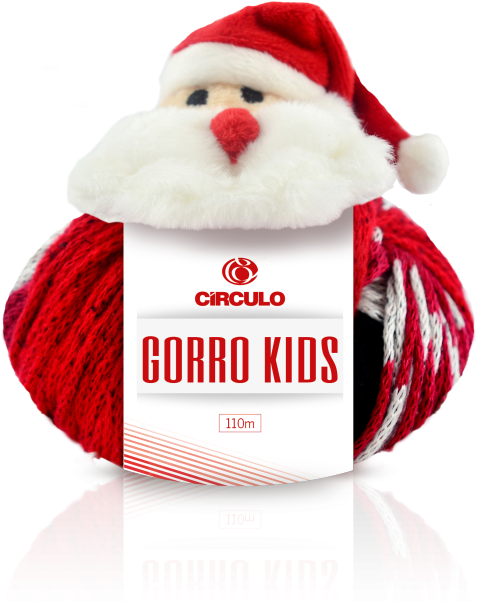 Fio Gorro Kids Papai Noel - Fio Gorro Kids 100g 8606 - Papai Noel (603x807), Png Download