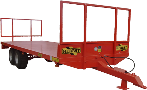 Mini Bale Trailer - Bale Trailer (500x300), Png Download