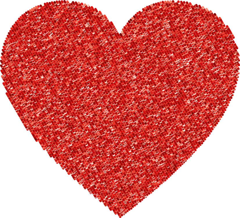 Heart Rabbit Valentine's Day Wool Geometry - Wool Heart (826x750), Png Download