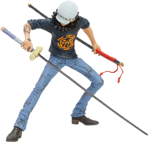 One Piece Dress Rosa Law Figure Banpresto Colosseum - Trafalgar Law Colosseum (533x510), Png Download