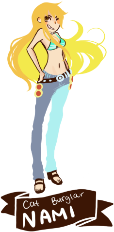 • Robin One Piece Law Luffy Nami Nico Robin Trafalgar - Nico Robin (250x500), Png Download