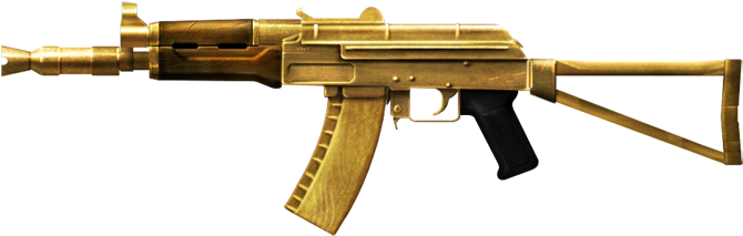 Related Wallpapers - Ak74u Gold (700x239), Png Download
