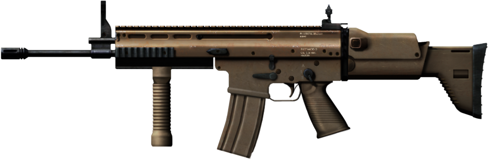 Png Armas - Scar L Combat Arms (1000x356), Png Download