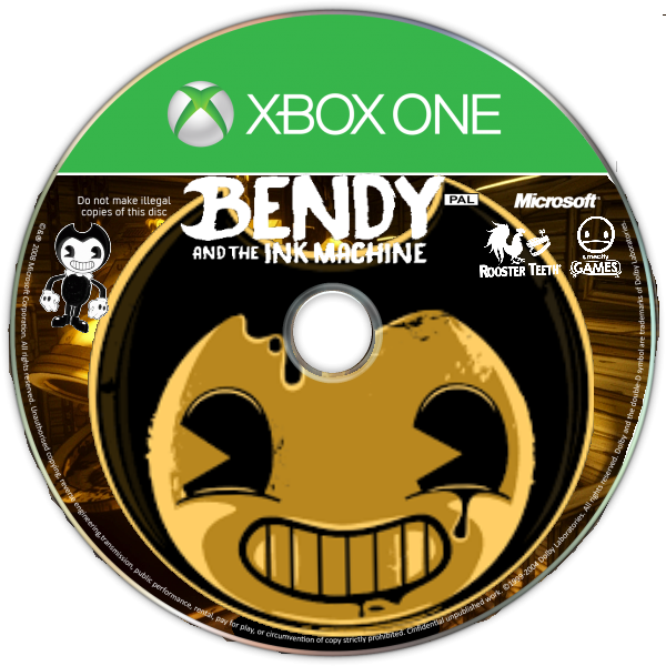 Console Disc Concept - Bendy And The Ink Machine Console (600x600), Png Download
