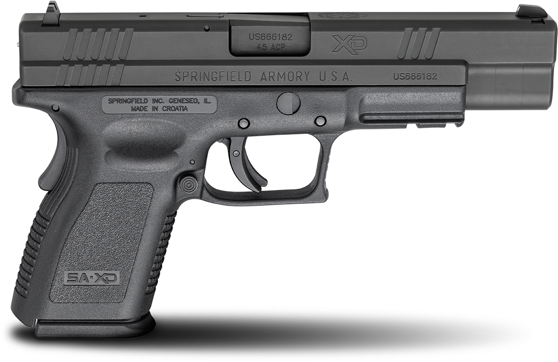 Springfield Armory 5" Compact Tactical Model Handgun - S&w Xd 40 (1200x782), Png Download