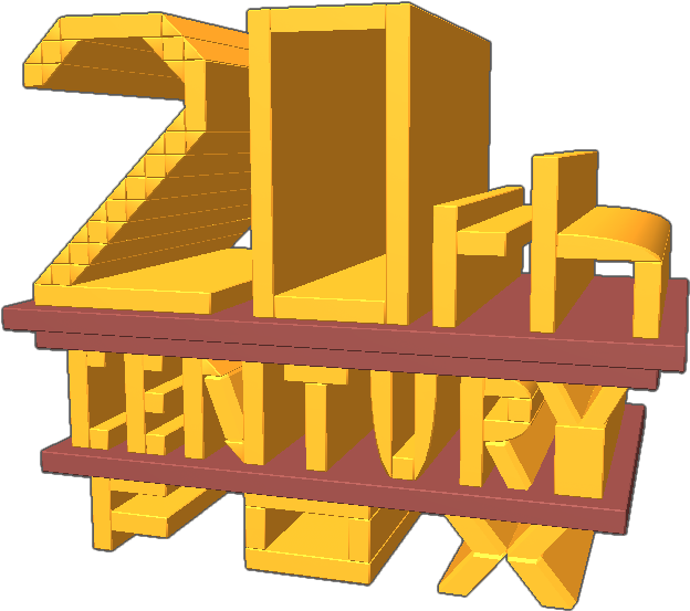 20th Century Fox Text - Blender (768x768), Png Download