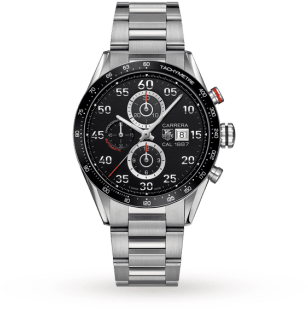 Tag Heuer Carrera 1887 Mens 41mm Automatic Watch - Dyrberg/kern (350x350), Png Download