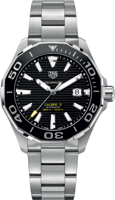 Tag Heuer Aquaracer Calibre 5 Automatic - Tag Heuer Aquaracer Calibre (576x662), Png Download
