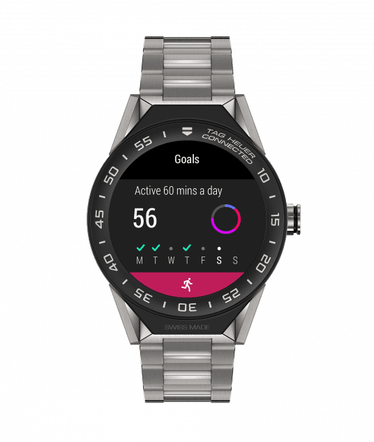 Tag Heuer Connected Modular 45 (536x634), Png Download