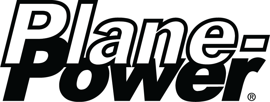 Plane-power Black Logo Download Png - Plane Power Logo (901x340), Png Download