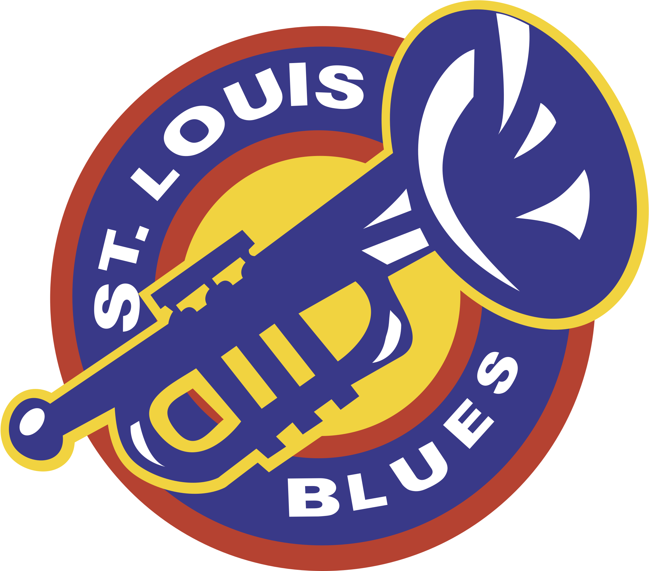 St Louis Blues Logo Png Transparent - 1987 St Louis Blues Logo (2400x2400), Png Download