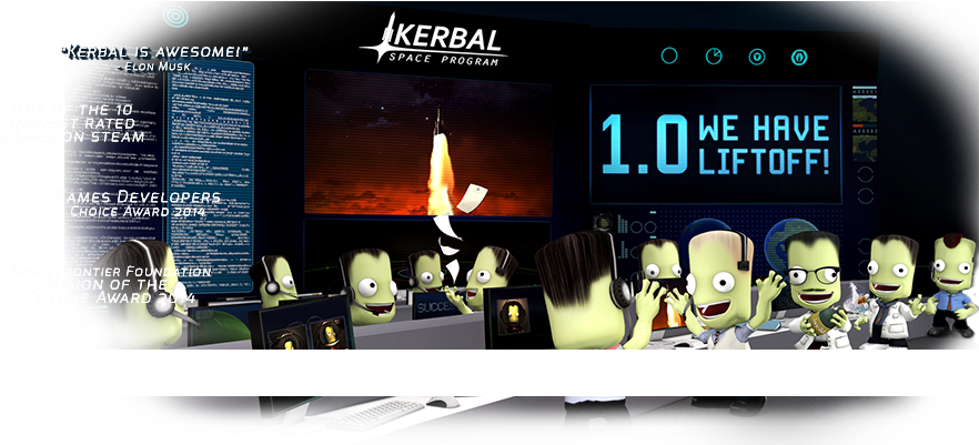 We Have Liftoff - 1.0 We Have Lift Off Ksp (961x401), Png Download