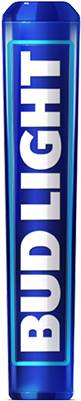 Bud Light Small Retr - Bud Light Tap Handle (400x400), Png Download