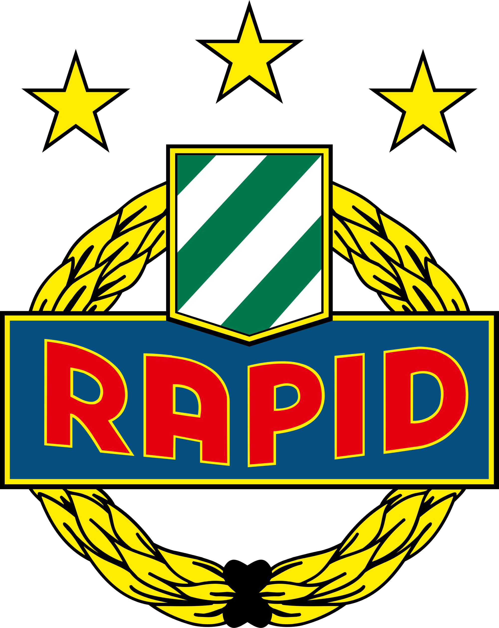 Rapid Wien Logo - Rapid Wien Logo Png (2000x2513), Png Download