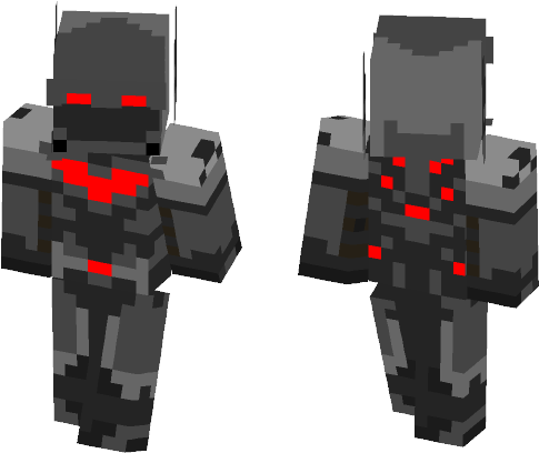 Batman Arkham Knight Beyond Skin - Minecraft Skins Blackflash (584x497), Png Download