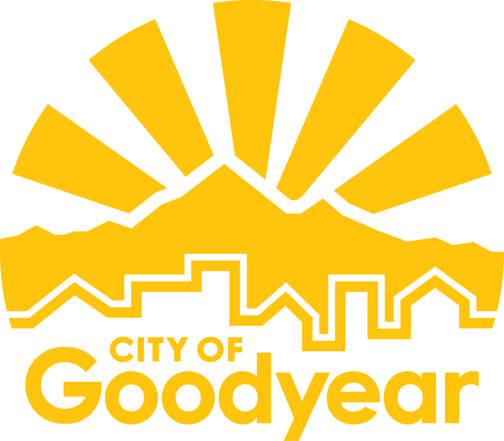 City Of Goodyear Career Pages - City Of Goodyear Logo (1650x1444), Png Download
