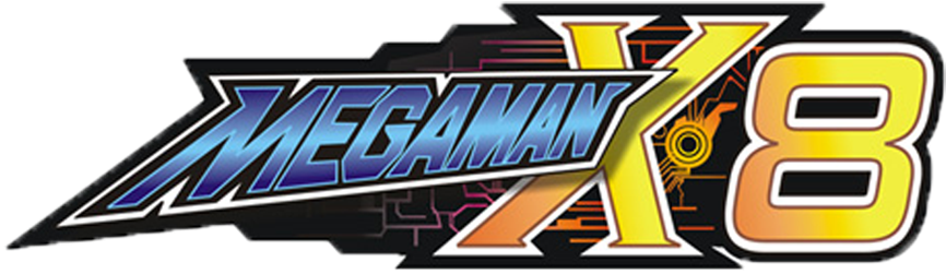 Easter Egg In The Game That's A Call Back To The Very - Megaman X8 Logo (878x302), Png Download