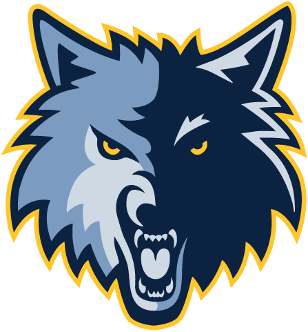 Related - Logo Minnesota Timberwolves (447x481), Png Download