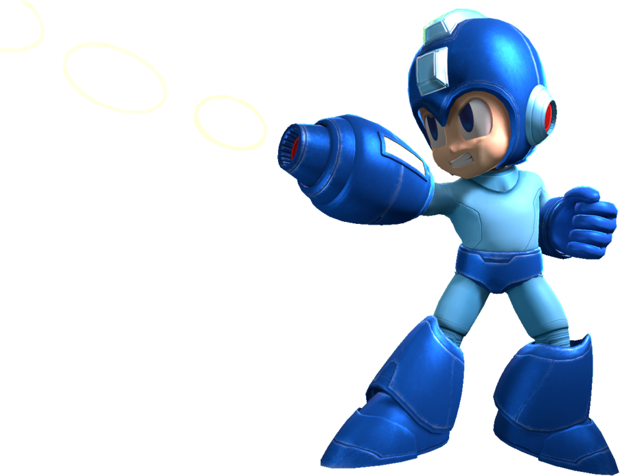 Mega Man Transparent Image - Mega Man Render (1024x742), Png Download